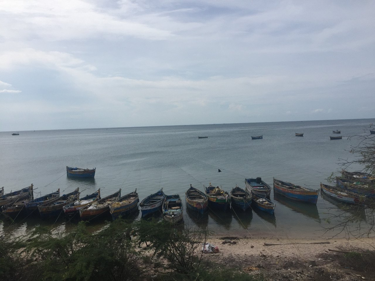 Fishing Boats at Dhanushkodi