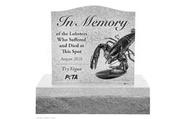 PETA Seeks To Erect A Lobster Memorial in Maine